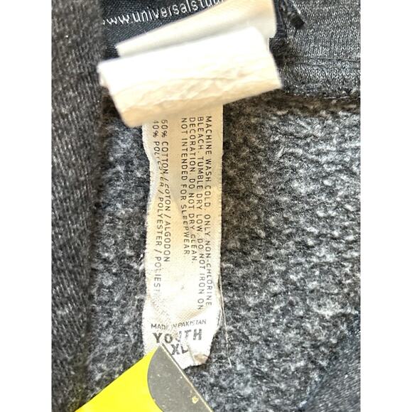 Jurassic World Universal Studios Youth Hoodie Boys XL Gray Sweatshirt Park Hood‎ - Picture 4 of 8